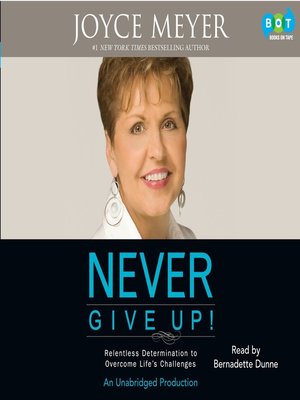 cover image of Never Give Up!